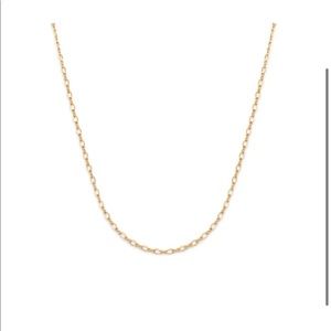 Leah Alexandra MINI FIGARO NECKLACE GOLDFILL